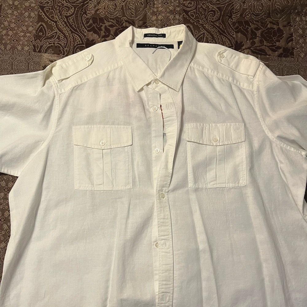 Mens Sean Jean 2 piece linen set